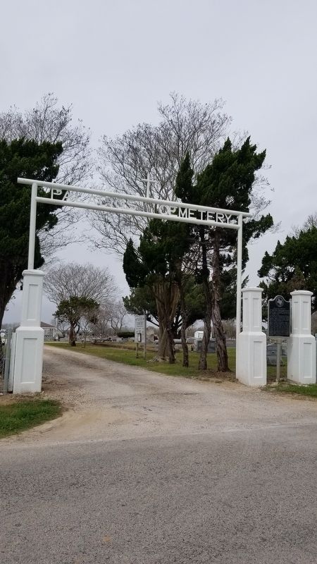 Palacios Cemetery and Marker image. Click for full size.