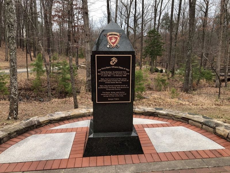 The Third Basic Officers Class of 1957 Marker image. Click for full size.