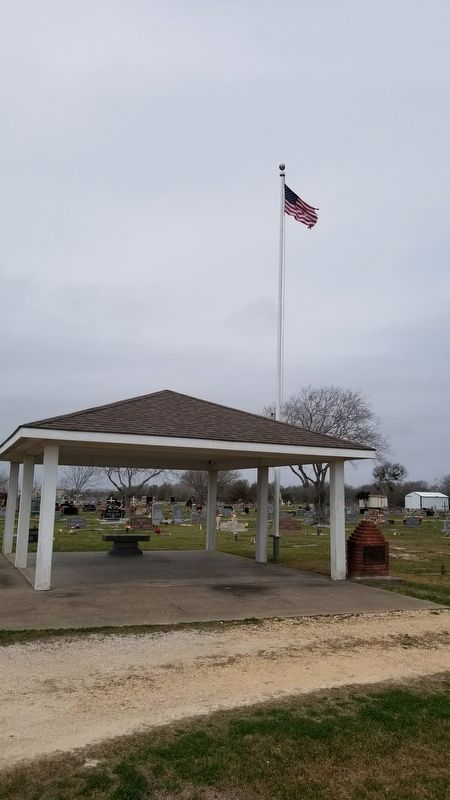 The Palacios Veterans Memorial by the pavilion image. Click for full size.