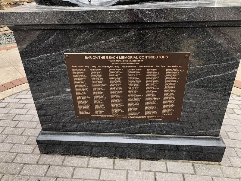 Donor plaque. Click for full size. Donor plaque image. Click for full size.
