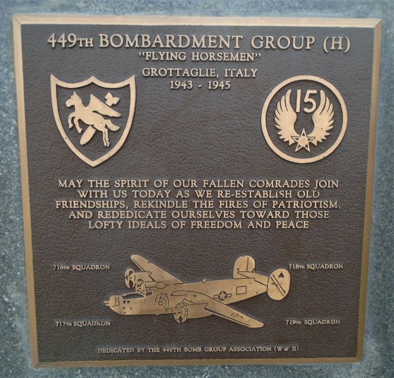 449th Bombardment Group (H) Marker image. Click for full size.