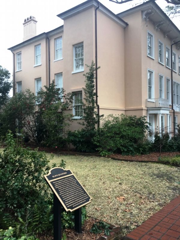 Slave Quarters Marker image. Click for full size.