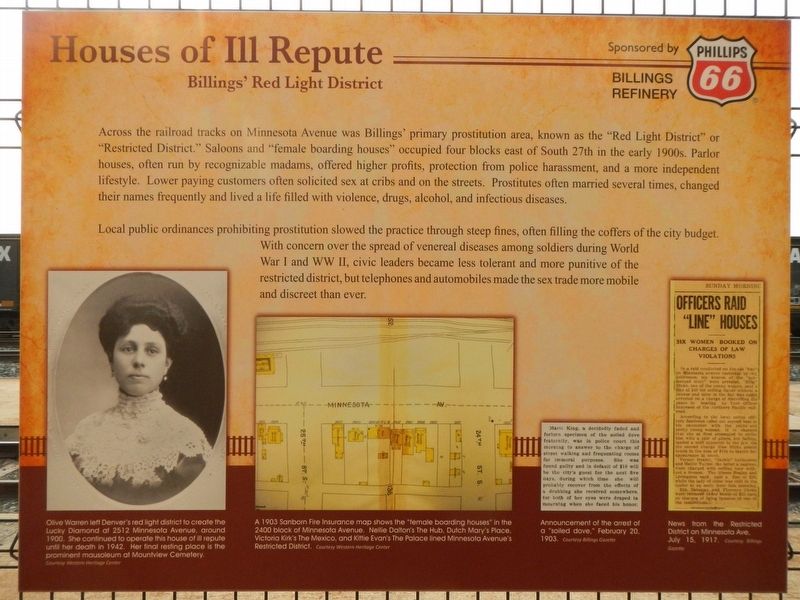 Houses of Ill Repute Marker image. Click for full size.