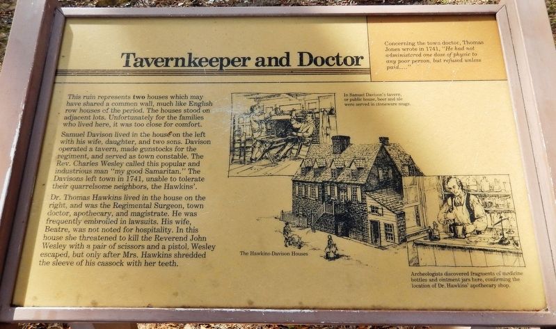Frederica — Tavernkeeper and Doctor Marker image. Click for full size.