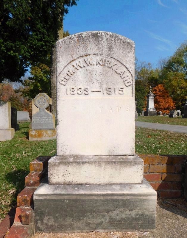 Grave of Confederate General William Whedbee Kirkland image. Click for full size.