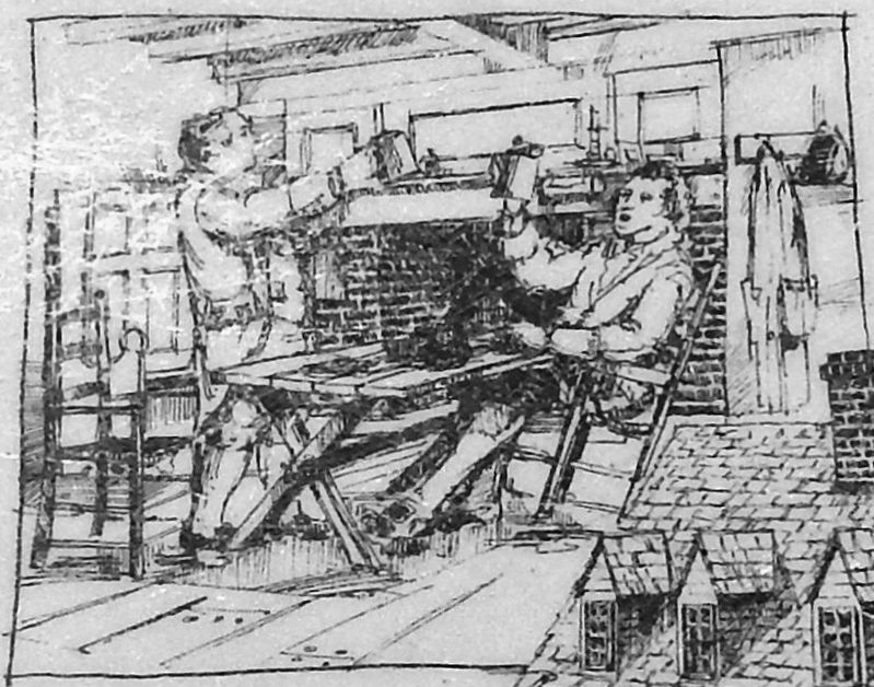 Marker illustration: Samuel Davison's Tavern image. Click for full size.