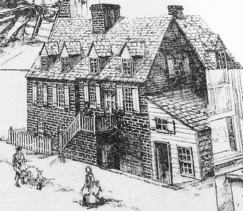 Marker illustration: The Hawkins-Davison Houses image. Click for full size.