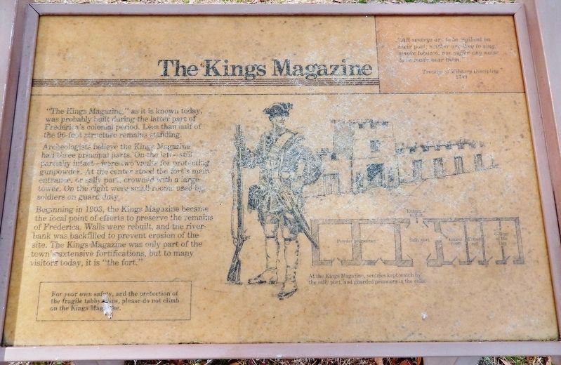Frederica — The Kings Magazine Marker. Click for full size. Frederica — The Kings Magazine Marker image. Click for full size.