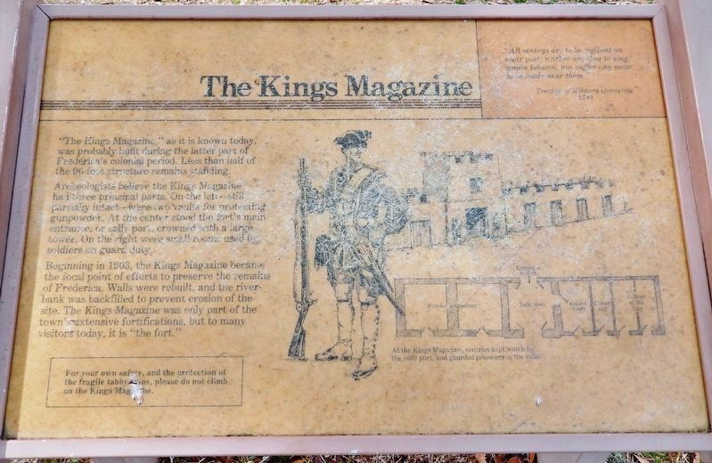 Frederica — The Kings Magazine Marker image. Click for full size.