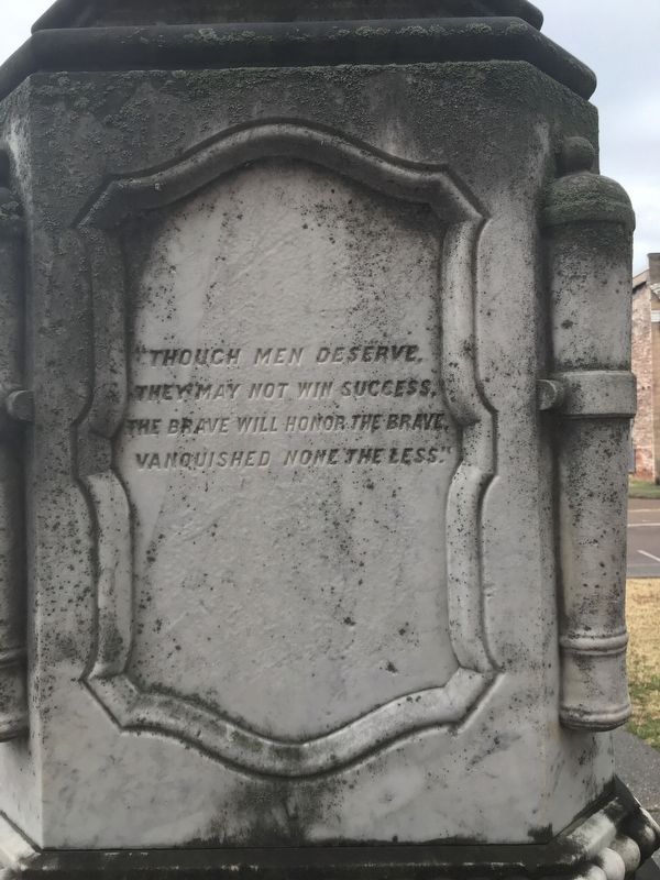 North side of Hardeman County Confederate Memorial image. Click for full size.
