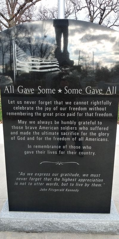 All Gave Some - Some Gave All Marker. Click for full size. All Gave Some - Some Gave All Marker image. Click for full size.