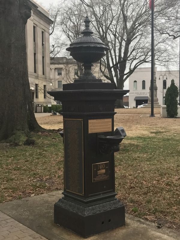 World War I Memorial Fountain Marker. Click for full size. World War I Memorial Fountain Marker image. Click for full size.