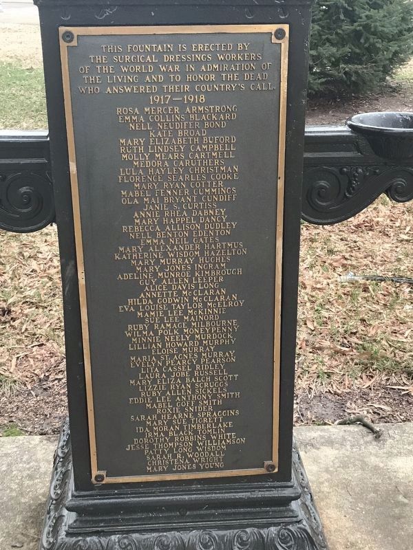Madison County World War I Memorial Fountain image. Click for full size.