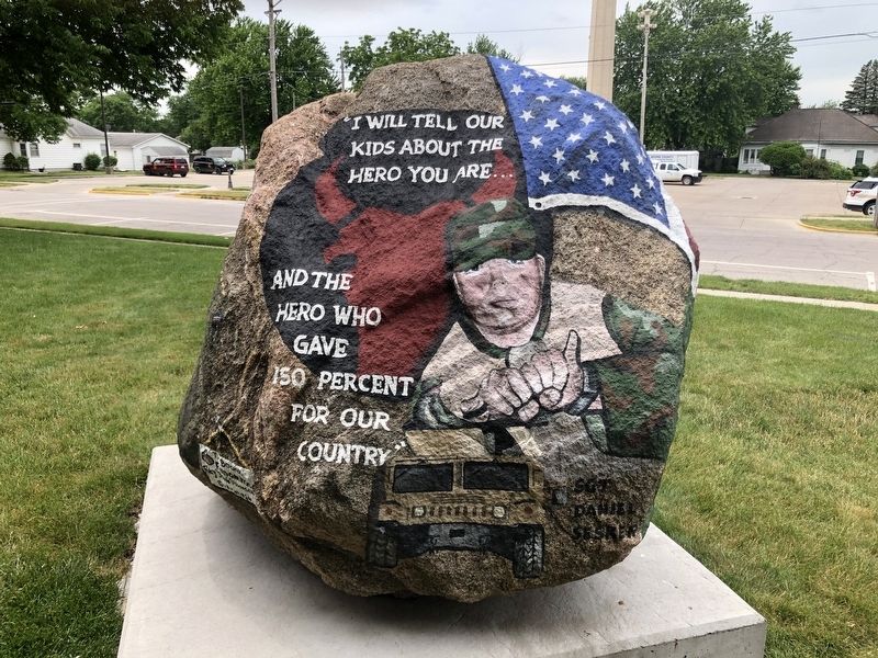 Boone Freedom Rock Veterans Memorial East Side image. Click for full size.