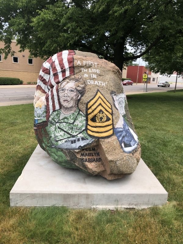 Boone Freedom Rock Veterans Memorial West Side image. Click for full size.