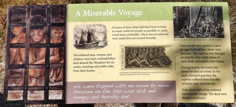 A Miserable Voyage Marker image. Click for full size.