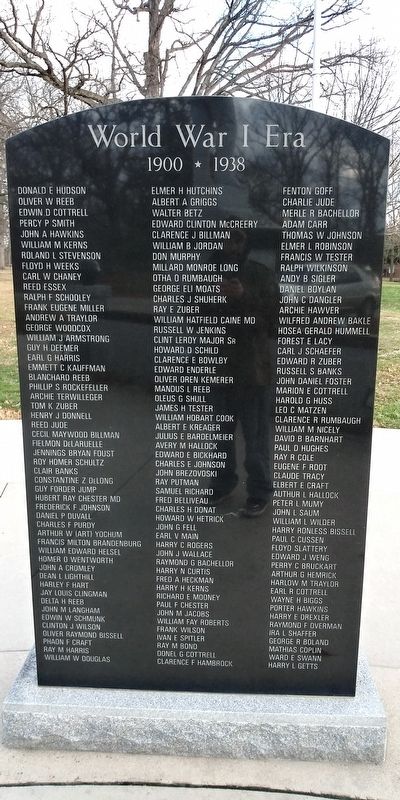 Antwerp's World War I Era Veterans Memorial image. Click for full size.