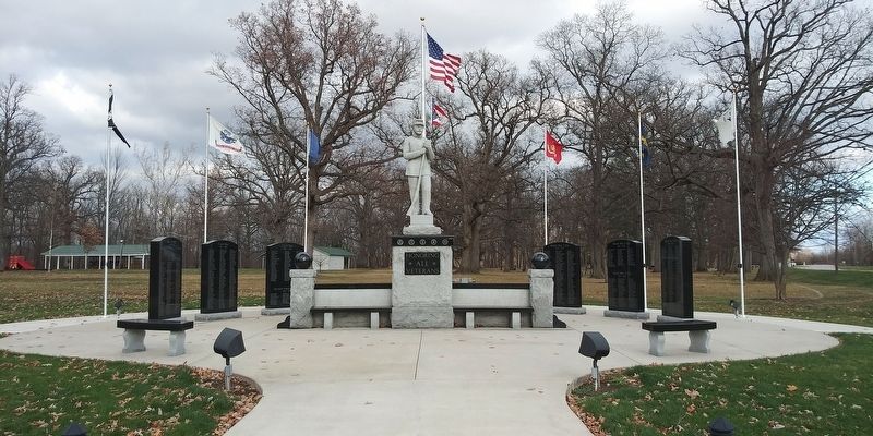 Antwerp's World War I Era Veterans Memorial image. Click for full size.