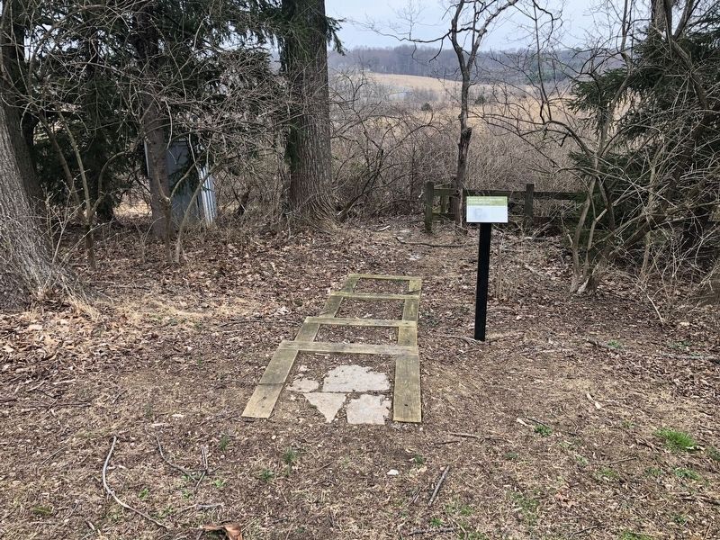Privy and Icehouse Foundation Marker image. Click for full size.