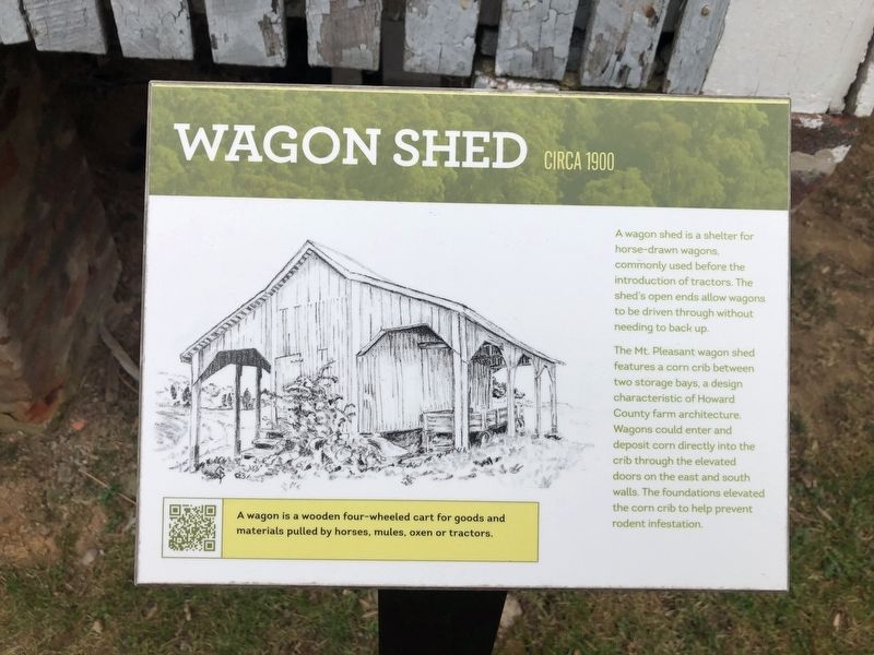 Wagon Shed Marker image. Click for full size.