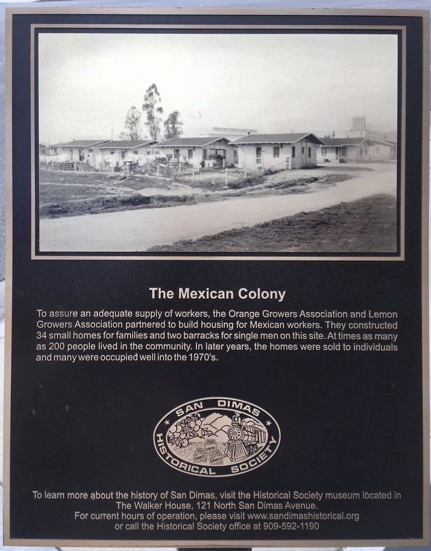 Mexican Colony Marker image. Click for full size.