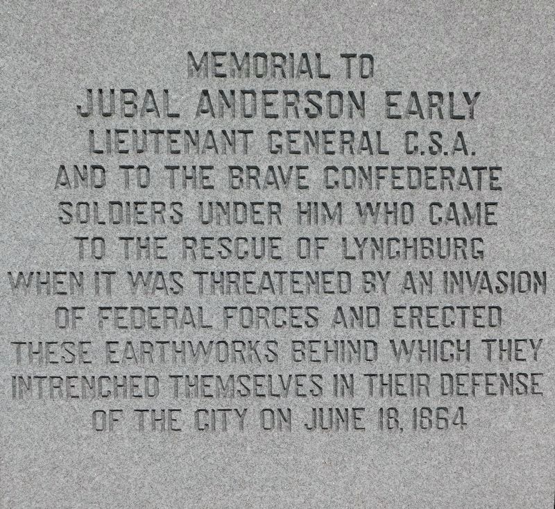 Jubal Early Memorial image. Click for full size.