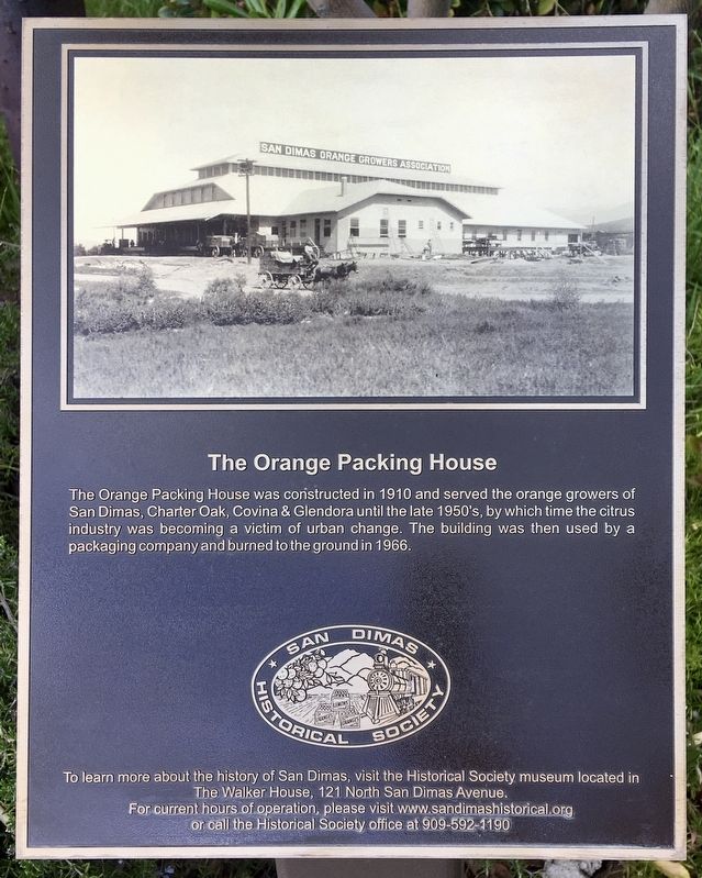 Orange Packing House Marker image. Click for full size.