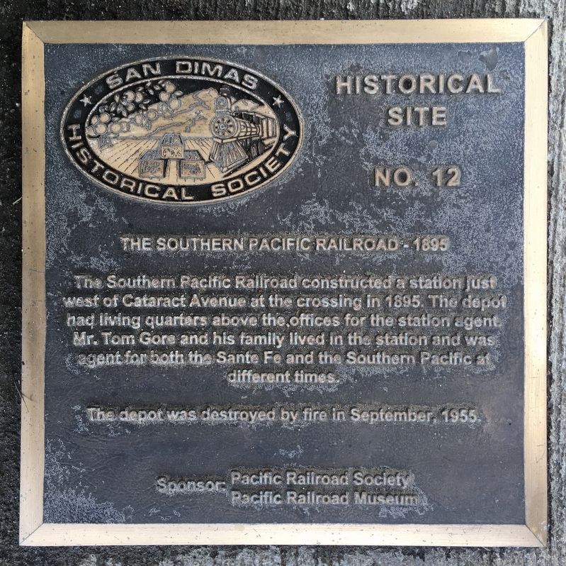 Southern Pacific Railroad Marker image. Click for full size.