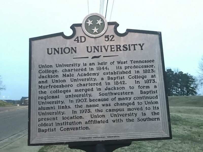 Union University Marker image. Click for full size.