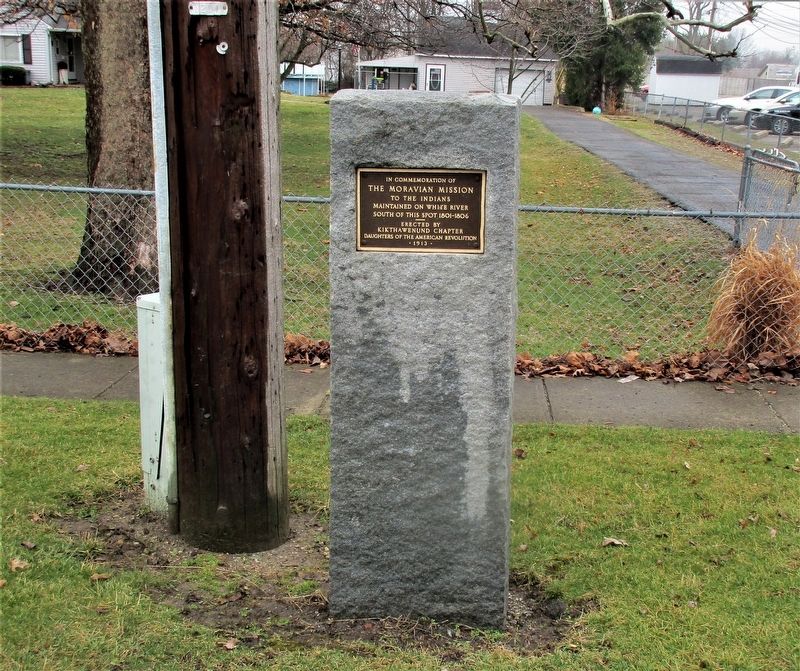 The Moravian Mission Marker image. Click for full size.