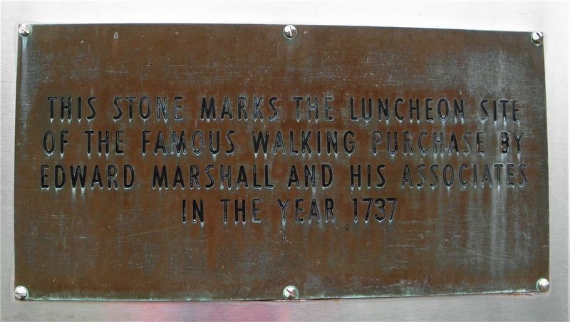 Luncheon Site Marker. Click for full size. Luncheon Site Marker image. Click for full size.