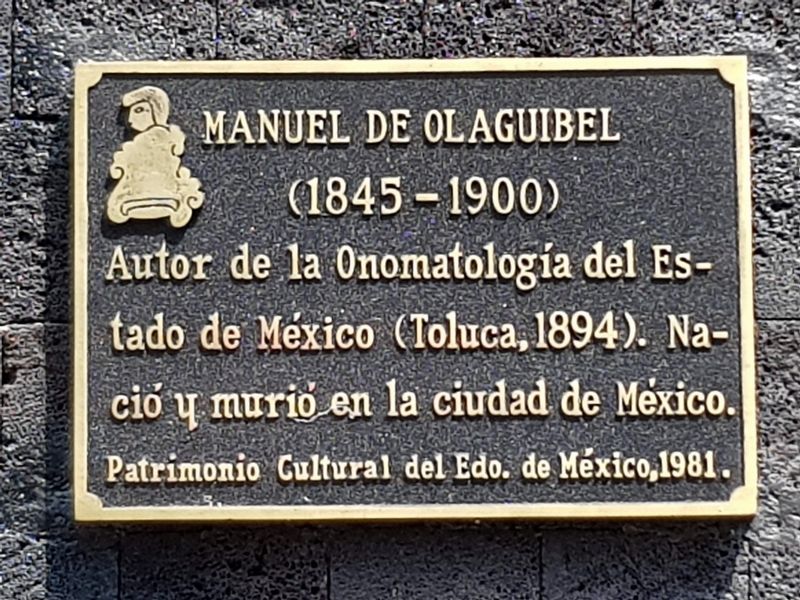 Manuel de Olaguibel Marker image. Click for full size.