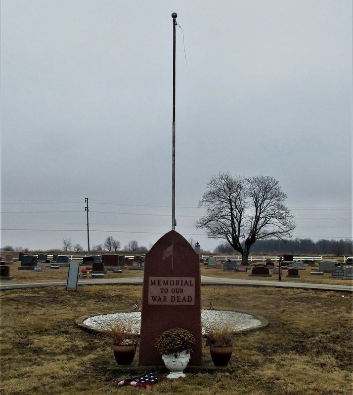 Vinson Cemetery War Memorial image. Click for full size.