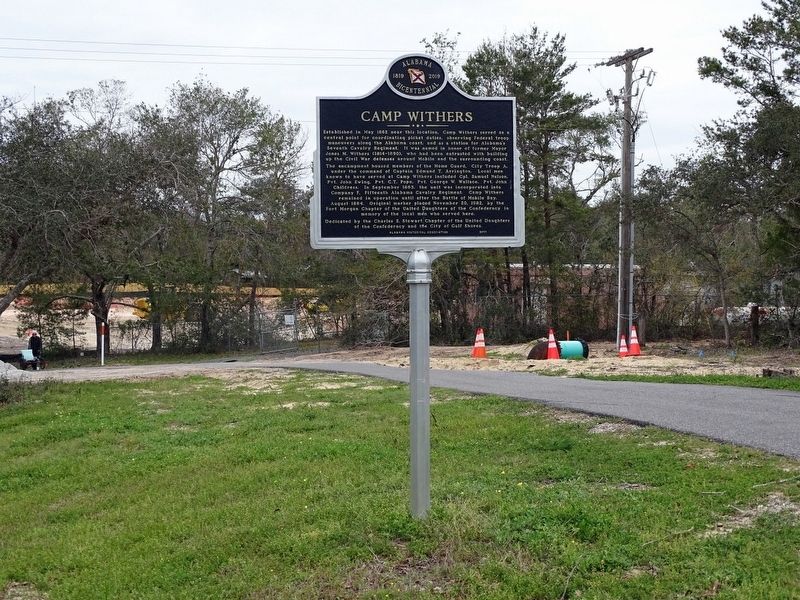 Camp Withers Marker image. Click for full size.