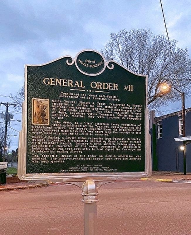 General Order #11 Marker. Click for full size. General Order #11 Marker image. Click for full size.