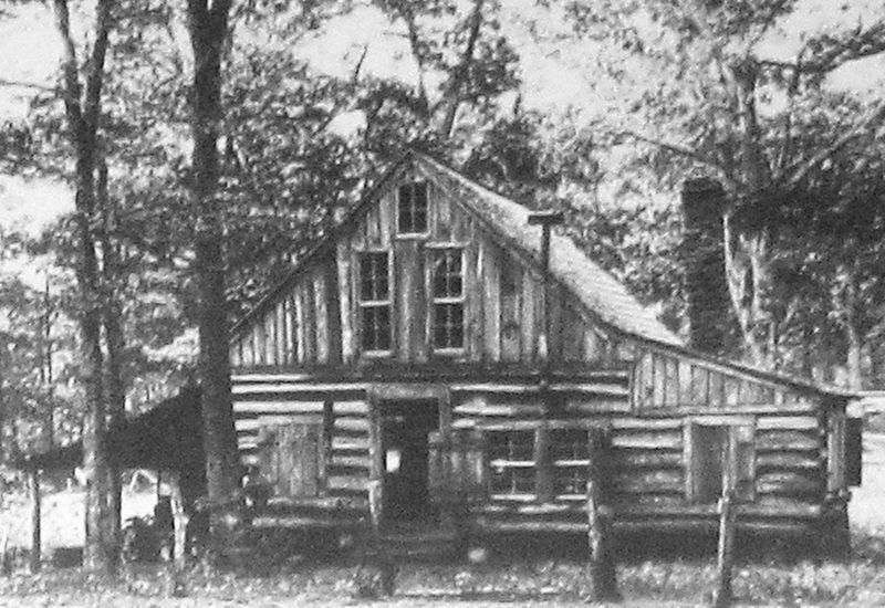 Marker detail: In 1929 Gilmer Setser lived at Wilson Lick with his wife and daughter. image. Click for full size.