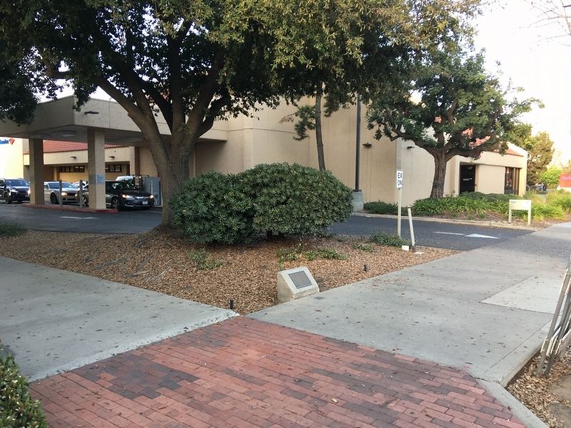 Visalia�s First Hotel Marker image. Click for full size.