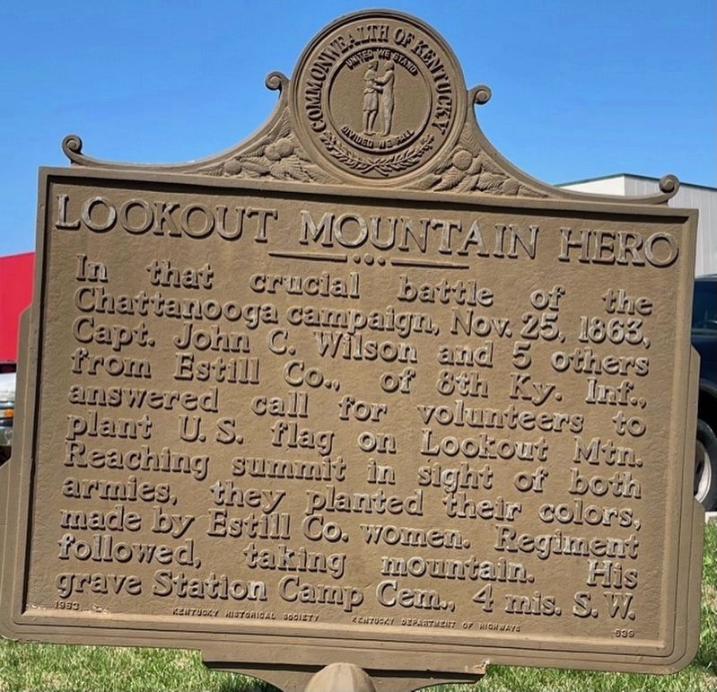 Lookout Mountain Hero Marker image. Click for full size.