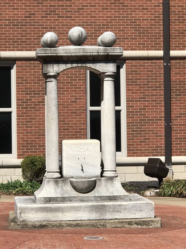 Trigg County Confederate Memorial. Click for full size. Trigg County Confederate Memorial image. Click for full size.