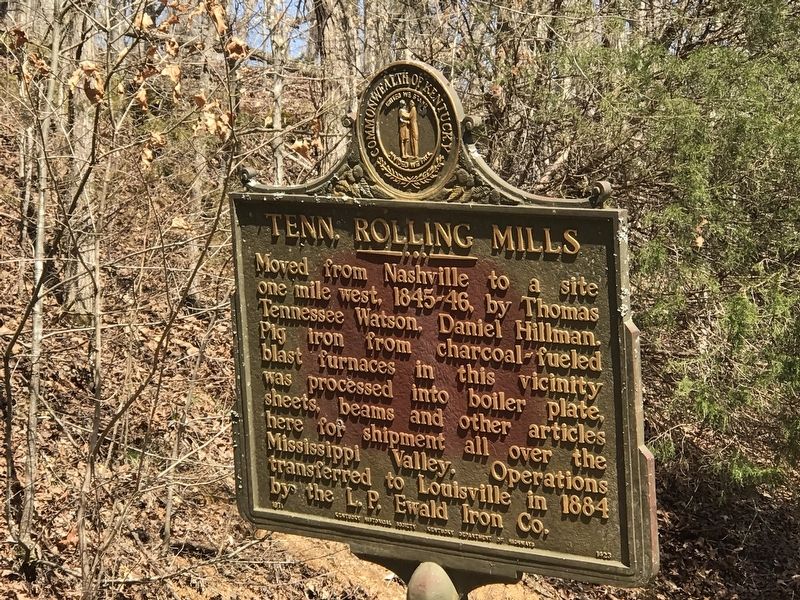 Tenn. Rolling Mills Marker. Click for full size. Tenn. Rolling Mills Marker image. Click for full size.