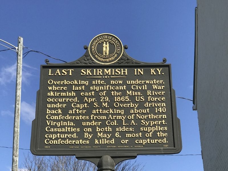 Last Skirmish in Ky. Marker image. Click for full size.