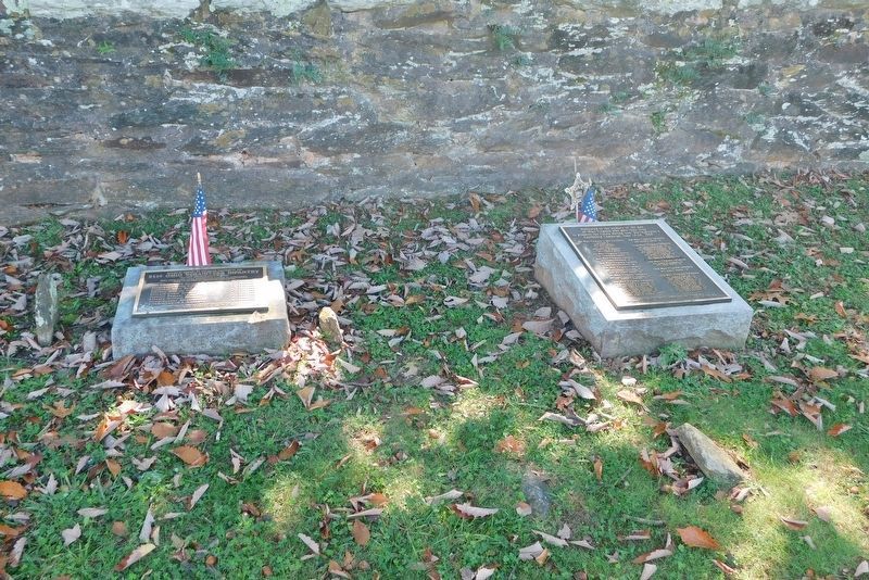 91st Ohio Volunteer Infantry Marker On The Left And The West Virginia Memorial On The Right image. Click for full size.