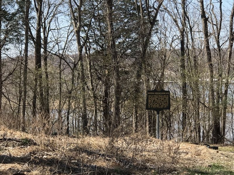 Mineral Mound Home Site Marker. Click for full size. Mineral Mound Home Site Marker image. Click for full size.