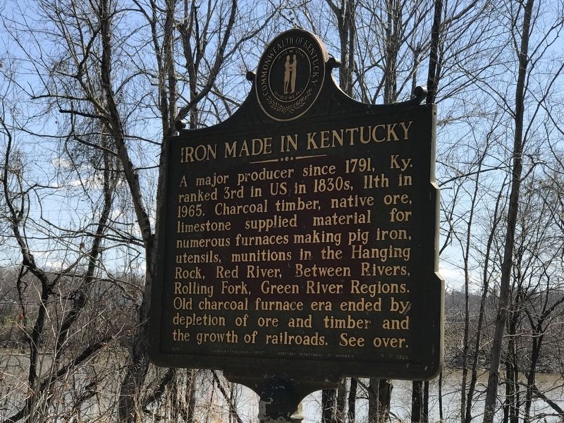 Iron Made in Kentucky Marker. Click for full size. Iron Made in Kentucky Marker image. Click for full size.