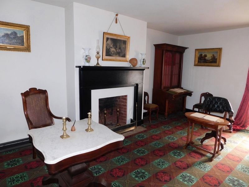 Parlor Of The McLean House Where Lee Surrendered His Army To Grant image. Click for full size.