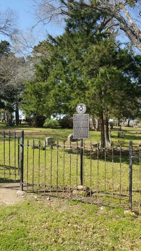 The Plantersville Cemetery Marker image. Click for full size.