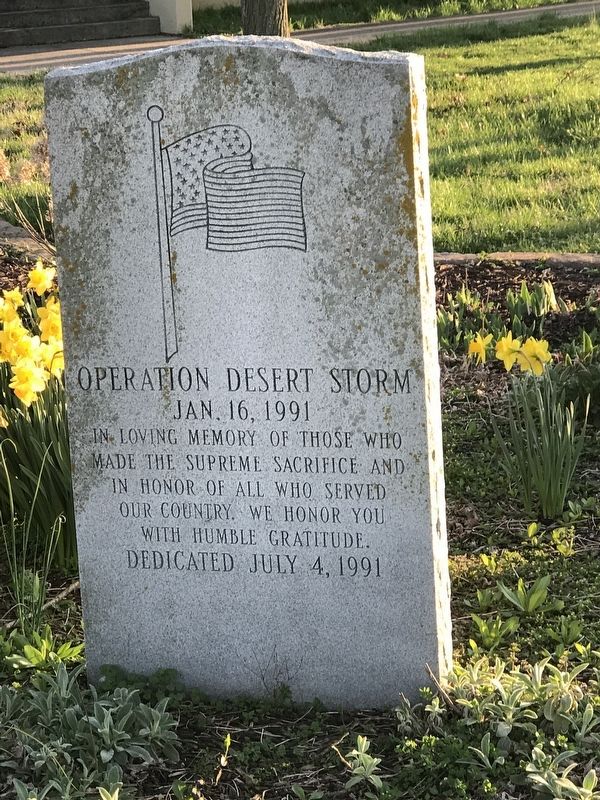Operation Desert Storm Marker image. Click for full size.