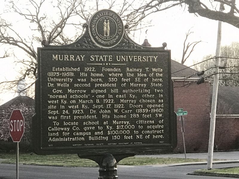 Murray State University Marker image. Click for full size.