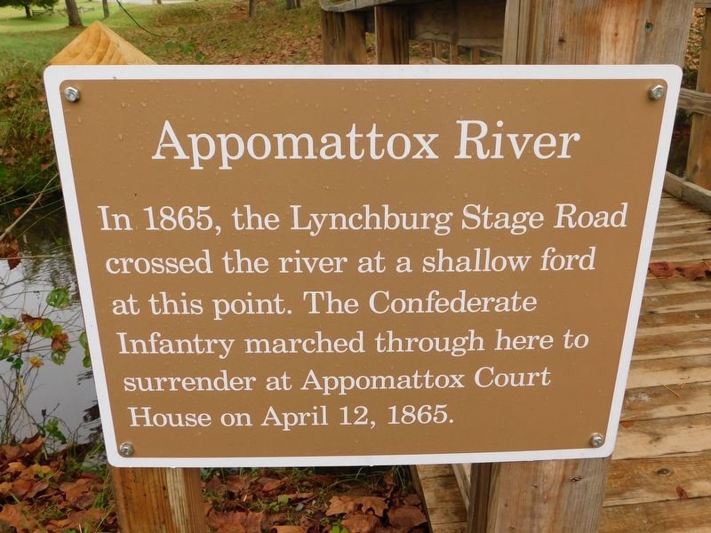 Appomattox River Marker image. Click for full size.