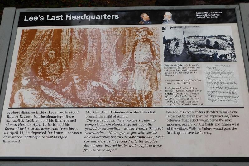 Lees Last Headquarters Marker image. Click for full size.